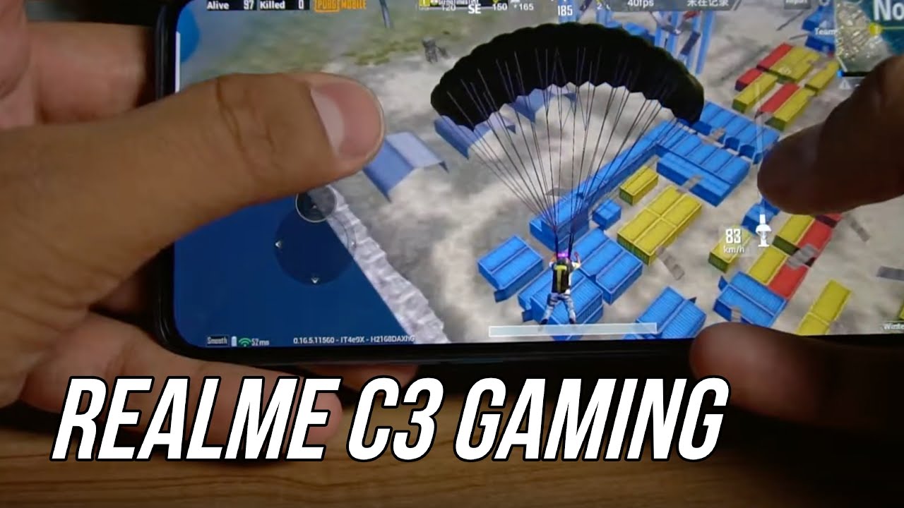 Realme C3 Gaming Review - PUBG Gameplay on Helio G70, FPS Test, Heating and Battery Drain