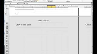 Excel 2010 - How to Insert Page Number and Sheet Name in Footer
