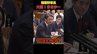 大臣！まさかやりませんよね？ #榛葉賀津也 #国民民主党