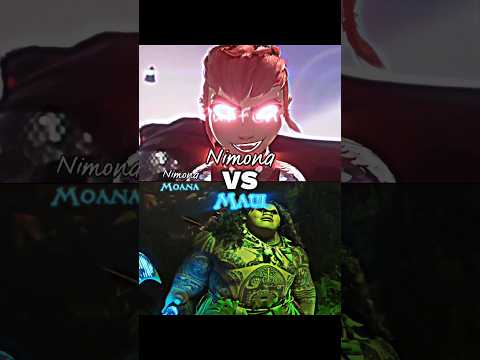 Nimona Vs Maui #meme #edit #disney #netflix #moana #bluesky