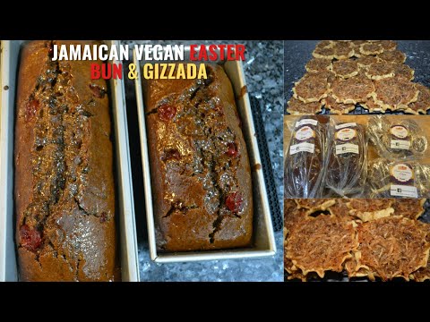 Lets Bake With Me| Jamaican Vegan Easter Bun| Jamaican Vegan Gizzada's| Vegan Baking