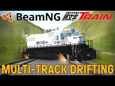 BeamNG.drive | MULTI-TRACK DRIFTING Trains