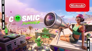Nintendo Cosmic Summer Comes To The Fortnite Island - Nintendo Switch anuncio