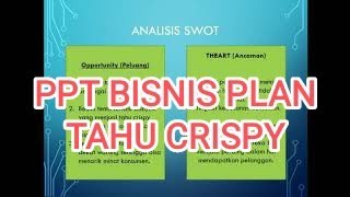 PPT Proposal Usaha Tahu Crispy | Download PowerPoint Bisnis Plan Makanan Kekinian Tahu Crispy