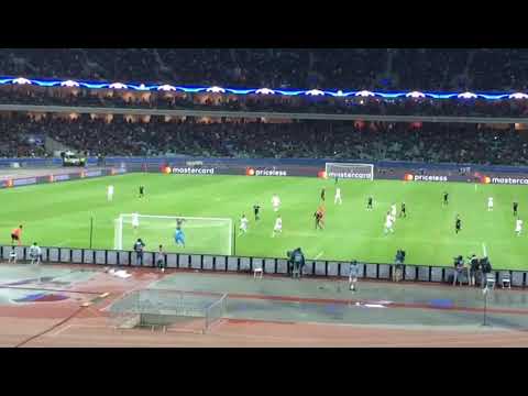 Pedro Henrique , first goal in champions league for Qarabag FC, 27.09.2017 , Qarabag FC 1-2 Roma FC