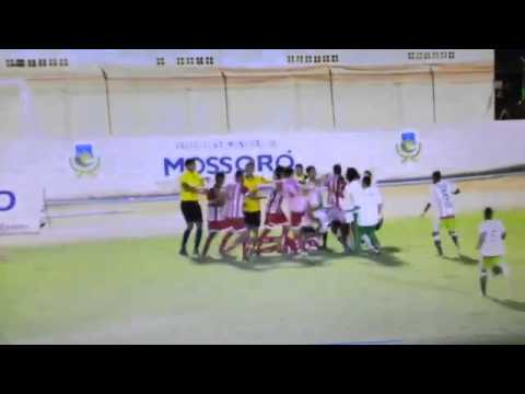 Partida Entre Potiguar e Baraúna acaba em pancadaria