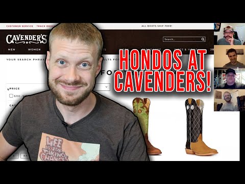 Botas Hondo agora disponíveis em Cavenders.com!