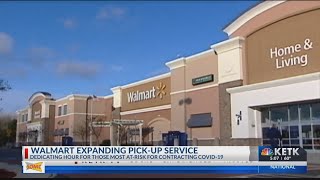 Walmart reserves daily pickup hour for those most at risk from COVID-19