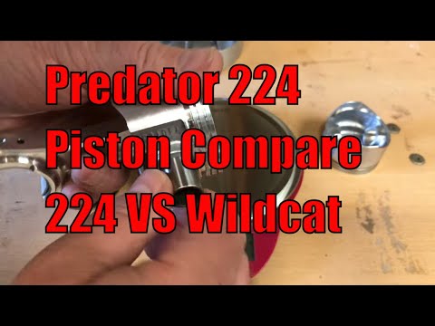 Best Piston and Billet Rod Combo Predator 224 Engine Build Compare 223 Wildcat Flat Top Piston & 224