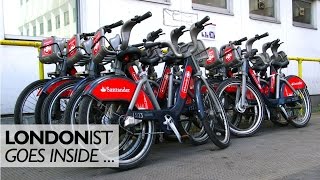 Inside The Cycle Hire Depot