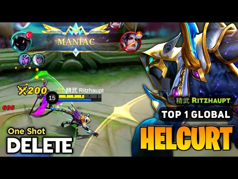 NEW KING! Helcurt Best Build 2023 [ Helcurt Top 1 Global Gameplay ] By 精武 Ritzhaupt - MLBB
