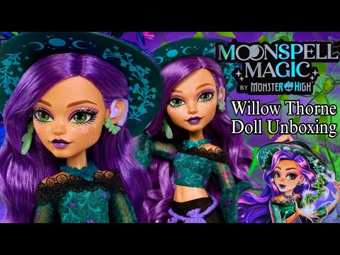Кукла Monster High Moonspell Magic Willow Thorne - Монстр Хай Магия лунного заклинания: Виллоу Торн (JMB92) - Игровой набор Mat - фото 1 - id-p3152895132
