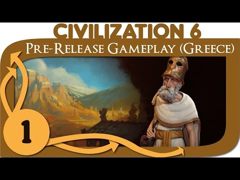 Civilization 6 - Let's Play Greece (Pericles) - Ep. 1 [Civ 6 Gameplay]