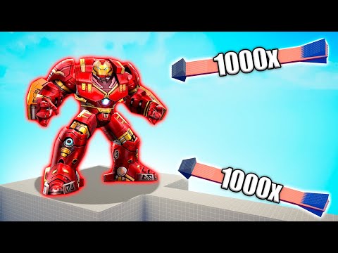 HULKBUSTER vs 1000x OVERPOWERED UNITS - TABS | Totally Accurate Battle Simulator 2024