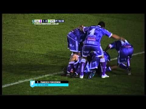 Gol de Fydriszewski. Villa Dálmine 1 - Sp. Estudiantes 0. Fecha 37. Primera B Nacional 2015. FPT.