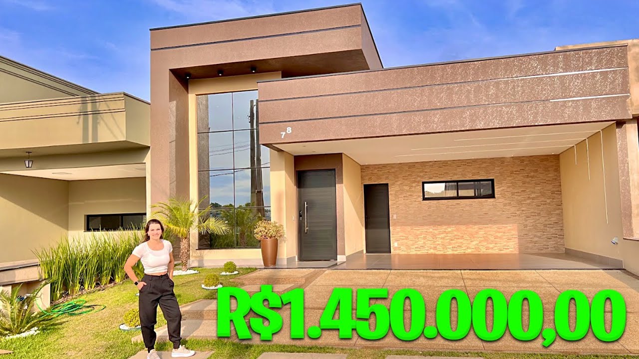 #VENDIDA! Casa térrea com 3 suítes e piscina, projeto com excelente aproveitamento de espaço 😍