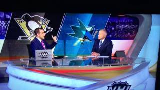Dave Reid - NHL Network on Couture saying Crosby Cheats on Faceoffs