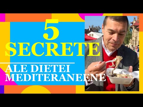 5 SECRETE ALE DIETEI MEDITERANEENE (Tiberiu Ciubotari)