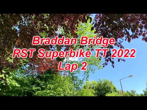 TT 2022, RST Superbike Race, Lap2 Braddan Bridge