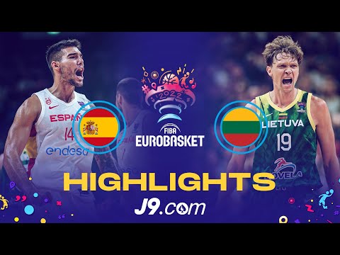 Spain 🇪🇸 - Lithuania 🇱🇹 | Round of 16 | Game Highlights - FIBA #EuroBasket 2022