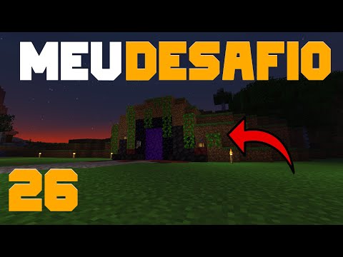 O Novo PORTAL DO NETHER!! - Minecraft meu desafio automático #26
