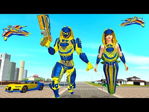 Mermaid Transform Robot +++ Air Jet Robot Games +++ android gameplay