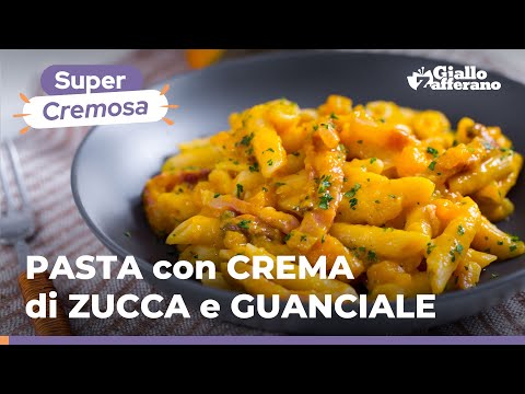 PASTA con CREMA di ZUCCA e GUANCIALE: la COPPIA PERFETTA!😍🎃🧡🥓