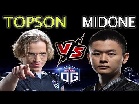 HARD BEGINNING MAKE A GOOD ENDING - Topson MID VS. MidOne OFFLANE - Dota 2 DOTA 2