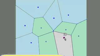 Voronoi algorithm Green Sibson