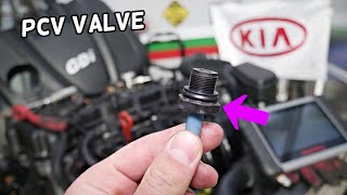 PCV VALVE REPLACEMENT LOCATION KIA SORENTO, KIA SPORTAGE