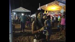preview picture of video 'Itacaré, Carnaval de 2014, show na Praia da Coroa'