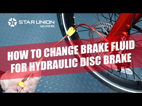 How to change brake fluid for hydraulic disc brake?