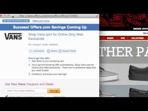 coupons for vans