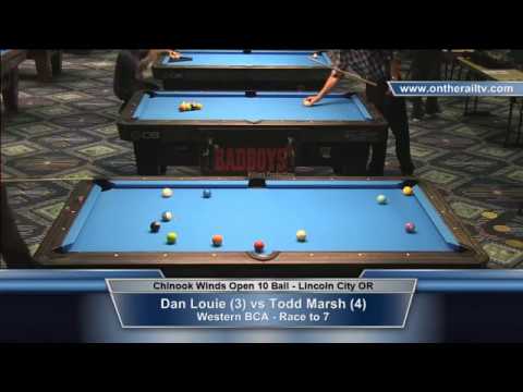 CWO Mens 10 Ball   Jiminez vs Martinez & Louie vs Marsh Part 2 of 2