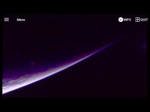 Strange lights appear near iss