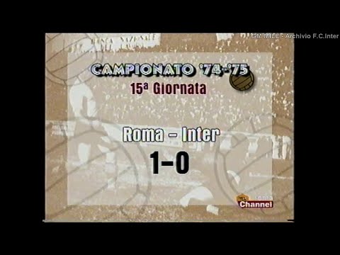 1974-75 (15^ - 26-01-1975) Roma-INTER 1-0 [Prati] Servizio D.S.Rai/RomaChannel