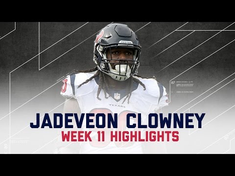 Jadeveon Clowney Stuffs the Run All Night | Texans vs. Raiders | NFL Week 11 Player Highlights