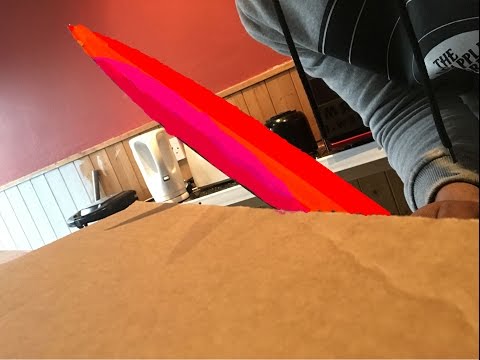 EXPERIMENT GLOWING 1000 DEGREE KNIFE VS CARDBOARD BOX