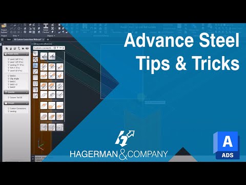 Autodesk Advance Steel: Custom Connections - Tips & Tricks