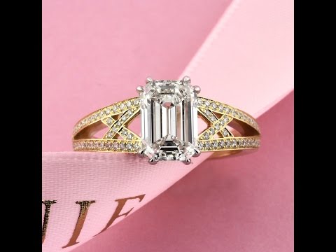 Mark Broumand - 2.51ct Emerald Cut Diamond Engagement Ring