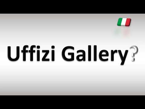 How to Pronounce Uffizi Gallery? (Italian, Museum in Florence)