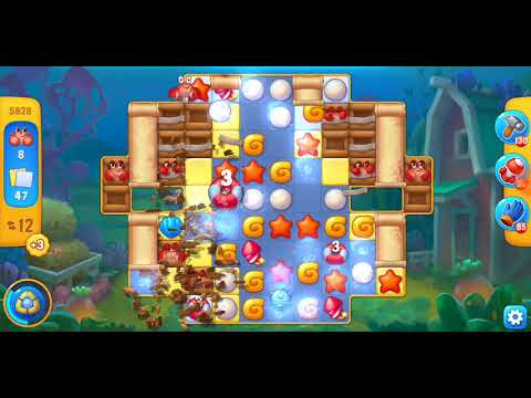 Fishdom. 5828 level no boosters and diamonds