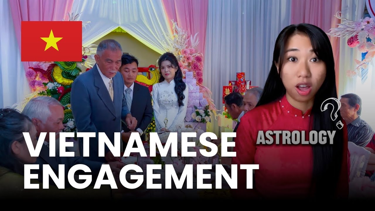 My Neighbor's Engagement Ceremony in Vietnam! Vietnamese Engagement Tradition Explained 💐🔥