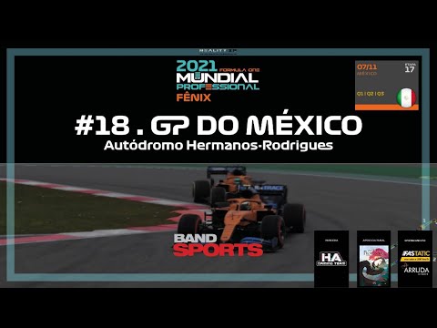 F1 2021 MUNDIAL - PROFESSIONAL | ETAPA 18 - GP DO MÉXICO | AO VIVO