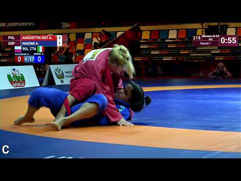 Round 1 Women-Gi - 53 kg: A. AUGUSTYN-MIT (POL) v. A. NAIOMI (ESP)