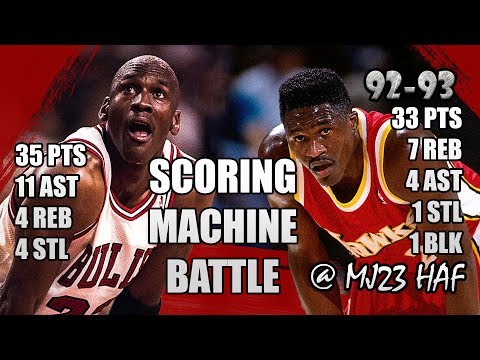 Michael Jordan vs Dominique Wilkins Highlights Bulls vs Hawks (1992.11.07)-Endless Scoring! 68pts!