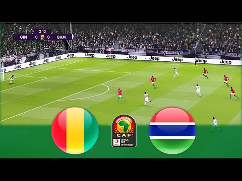 Highlights Guinea 🆚 Gambia | TotalEnergies AFCON 2021 | Realistic Gameplay