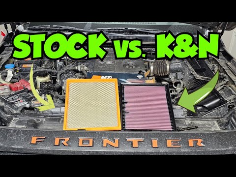 K&N HIGH-FLOW AIR FILTER INSTALL ON MY 2023 NISSAN FRONTIER PRO-4X