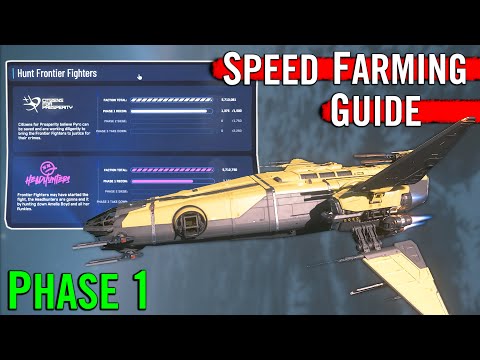 SPEED FARMING Guide: Star Citizen Frontier Fighters Phase 1