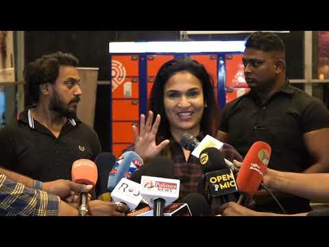 Soundarya Rajinikanth at Padayappa Returns Theatre Visit